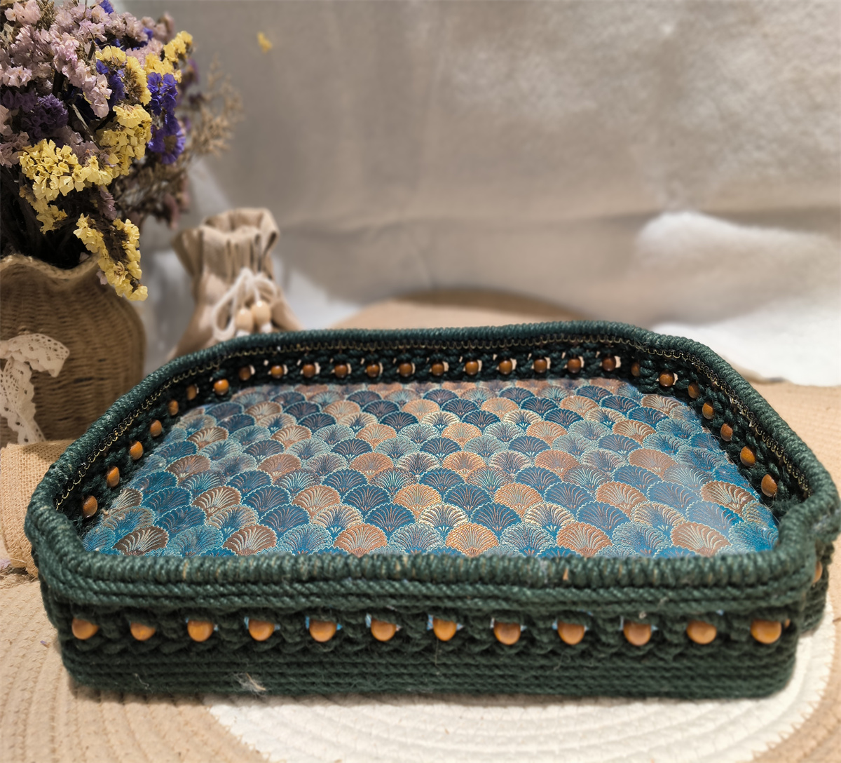 黃麻時(shí)尚手袋